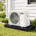 38’’ x 18’’ x 3’’ Mini Split Condenser Pad for Ductless Heat Pump HVAC Systems-Black - Black - Mini Split AC Parts &