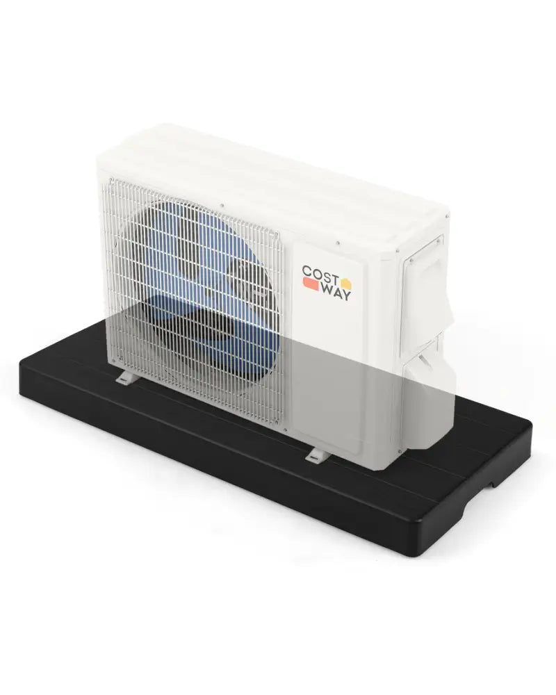 38’’ x 18’’ x 3’’ Mini Split Condenser Pad for Ductless Heat Pump HVAC Systems-Black - Black - Mini Split AC Parts &