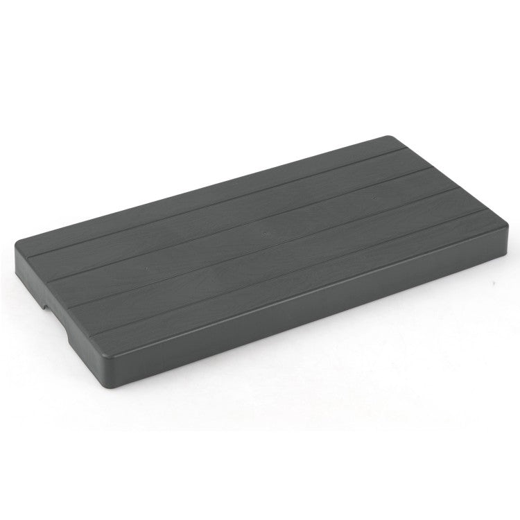 38" x 18" x 3" Mini Split Condenser Pad for Ductless Heat Pump HVAC Systems-Gray