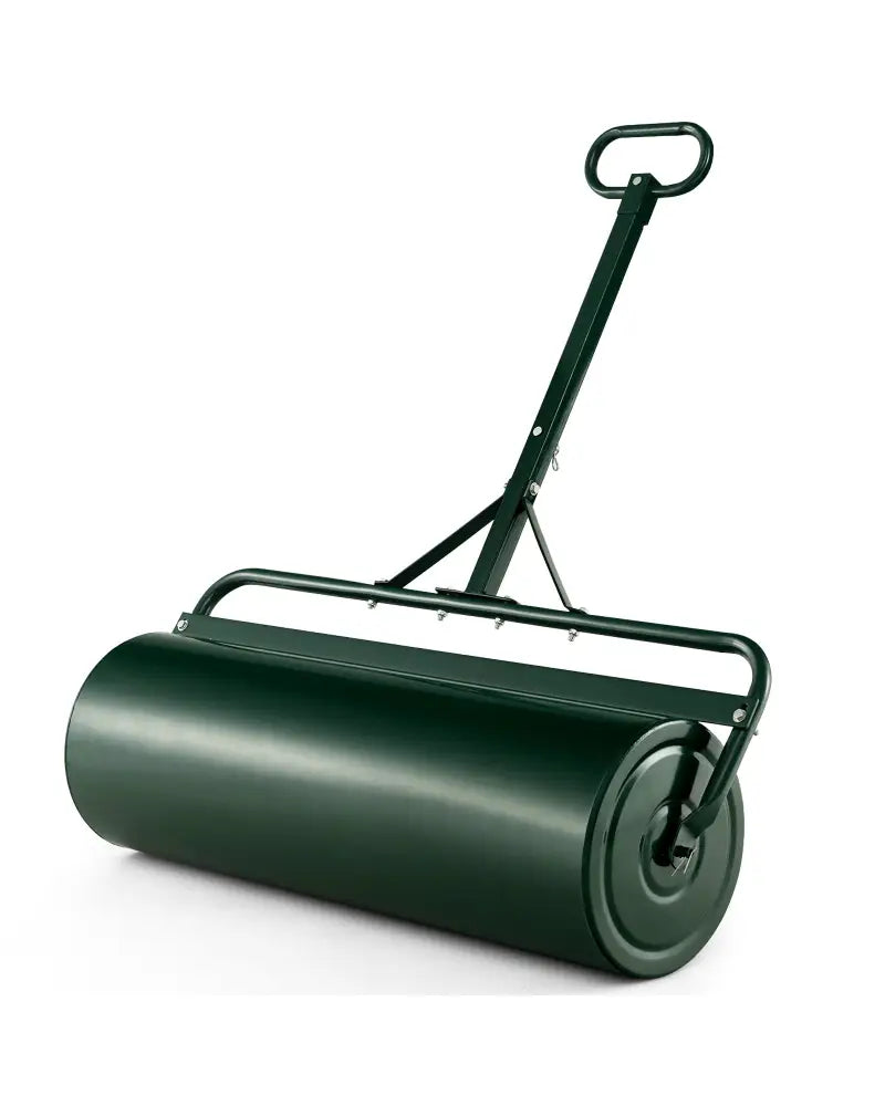 39 Inch Wide Push/Tow Lawn Roller-Green - Green - Lawn Care Tools