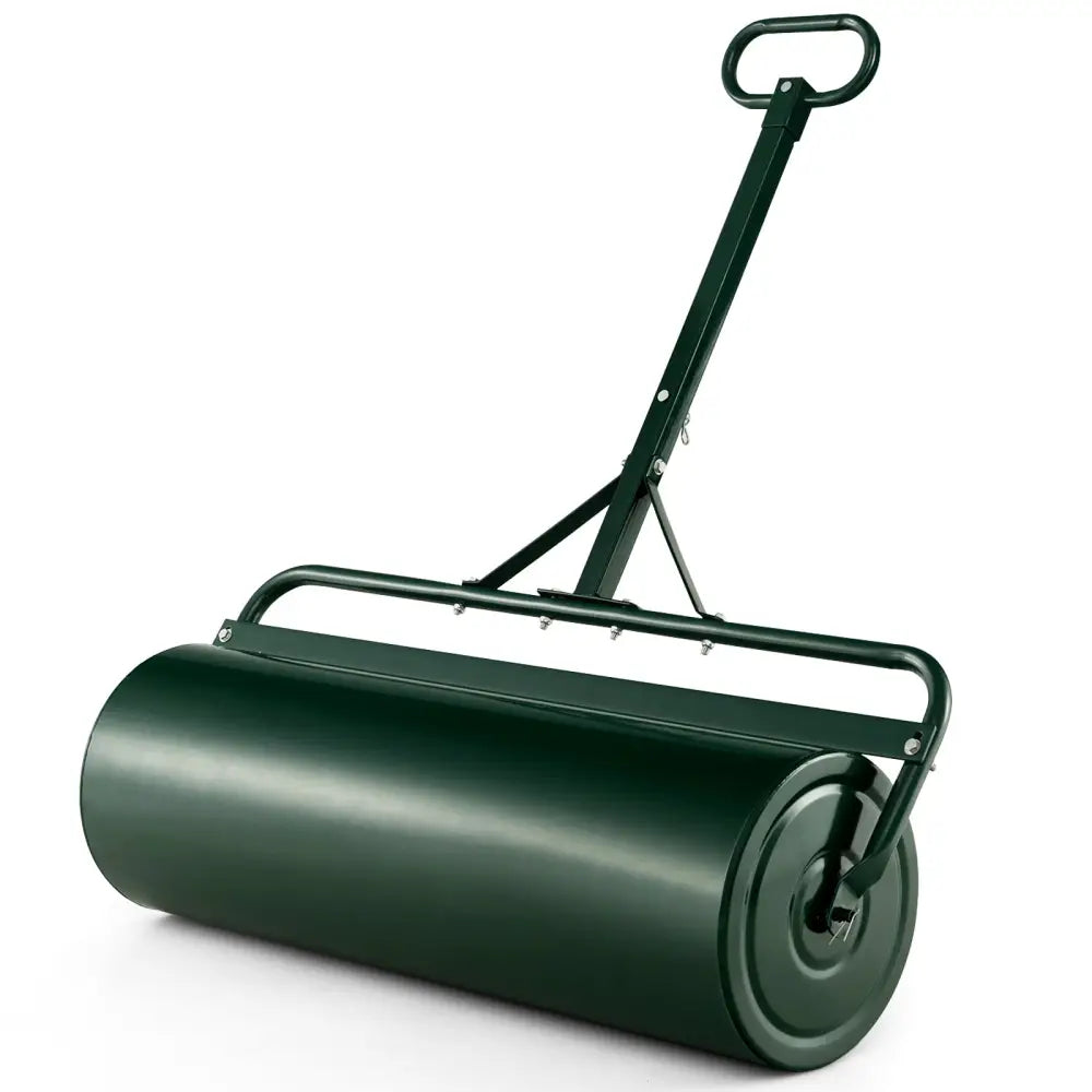 39 Inch Wide Push/Tow Lawn Roller-Green - Green - Lawn Care Tools