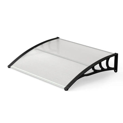 39 x 30 Inch Outdoor Front Door Window Awning Door Canopy Exterior-Black - Black - Outdoor Shades