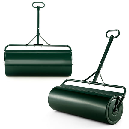 39 Inch Wide Push/Tow Lawn Roller-Green