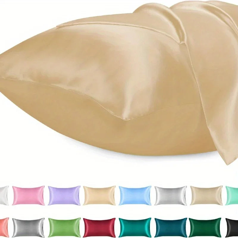 100% Satin Polyester Pillowcase