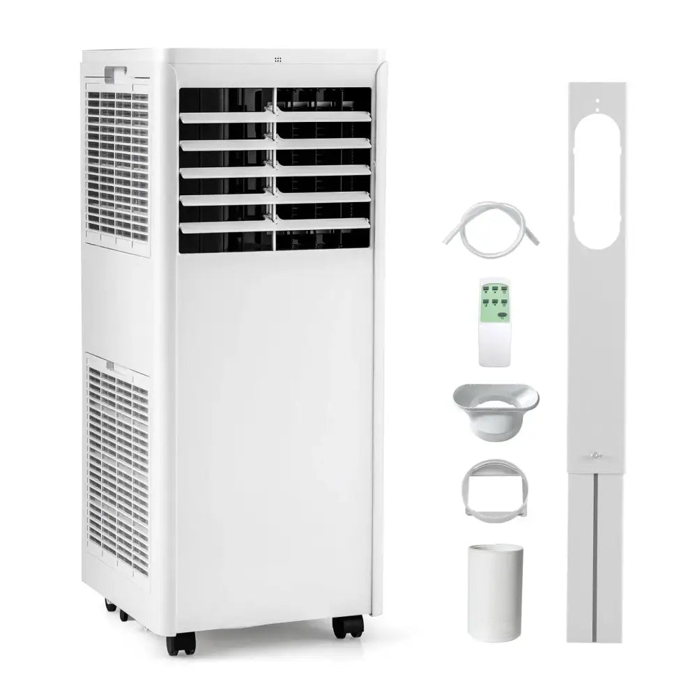 4-in-1 8000 BTU Portable Air Conditioner with Fan and Dehumidifier Costway