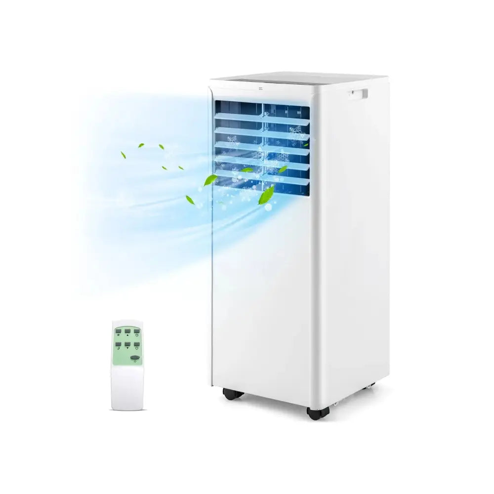 4-in-1 8000 BTU Portable Air Conditioner with Fan and Dehumidifier Costway