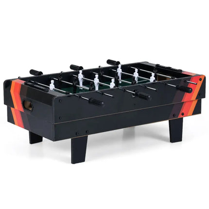 4 in 1 Combo Game Table Set with Billiards-Black - Black - Game Room