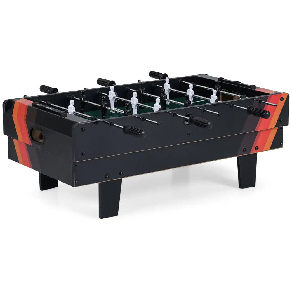 4 in 1 Combo Game Table Set with Billiards-Black - Black - Game Room