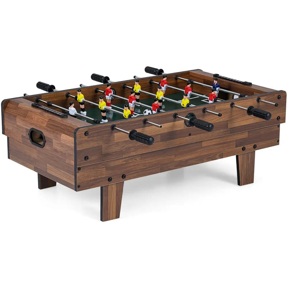 4 in 1 Combo Game Table Set with Billiards-Natural - Natural - Game Room