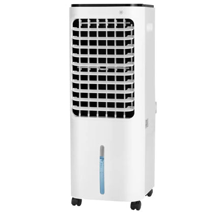 4-in-1 Evaporative Air Cooler with 12L Water Tank and 4 Ice Boxes-White - White - Air Coolers