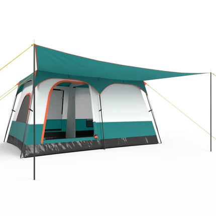 4-in-1 Family Camping Gear Set: Wagon Camping Table Cooler and Camping Tent - Camping