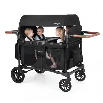 4-in-1 Family Camping Gear Set: Wagon Camping Table Cooler and Camping Tent - Camping