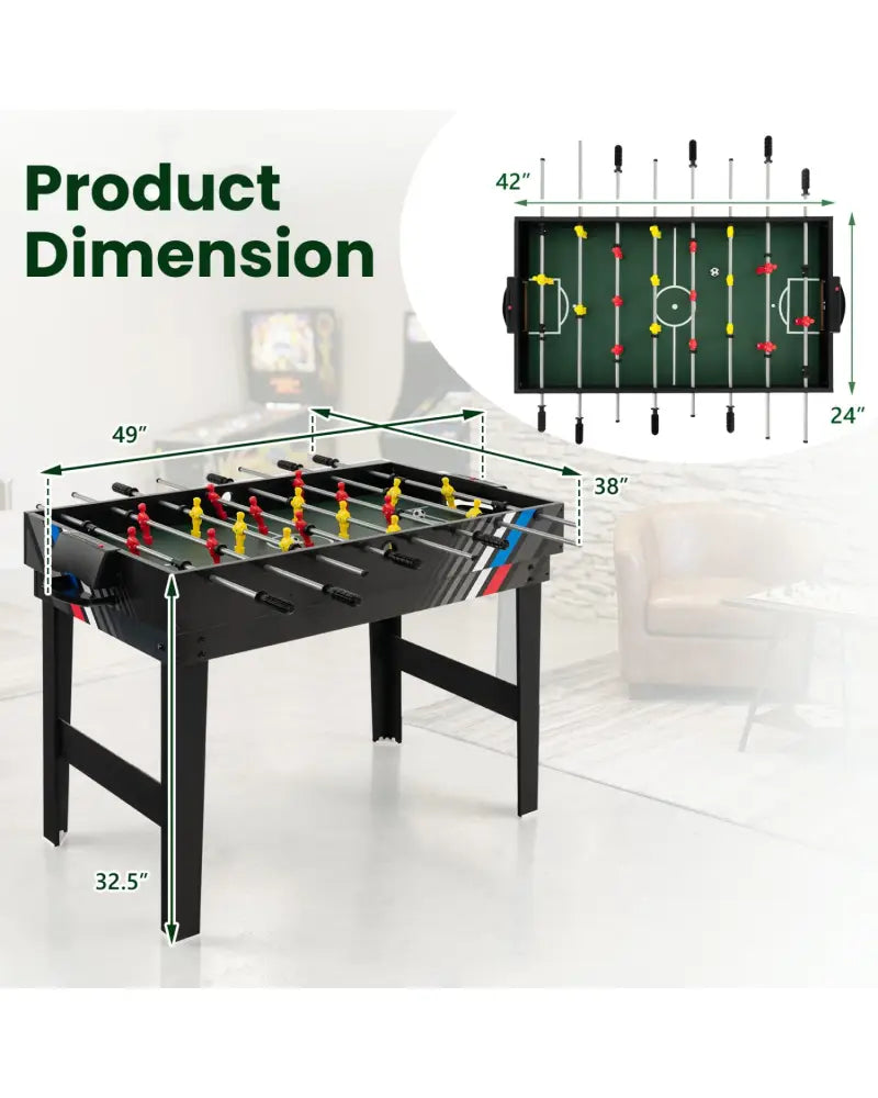 4-in-1 Multi Game Table with Pool Billiards - Game Room