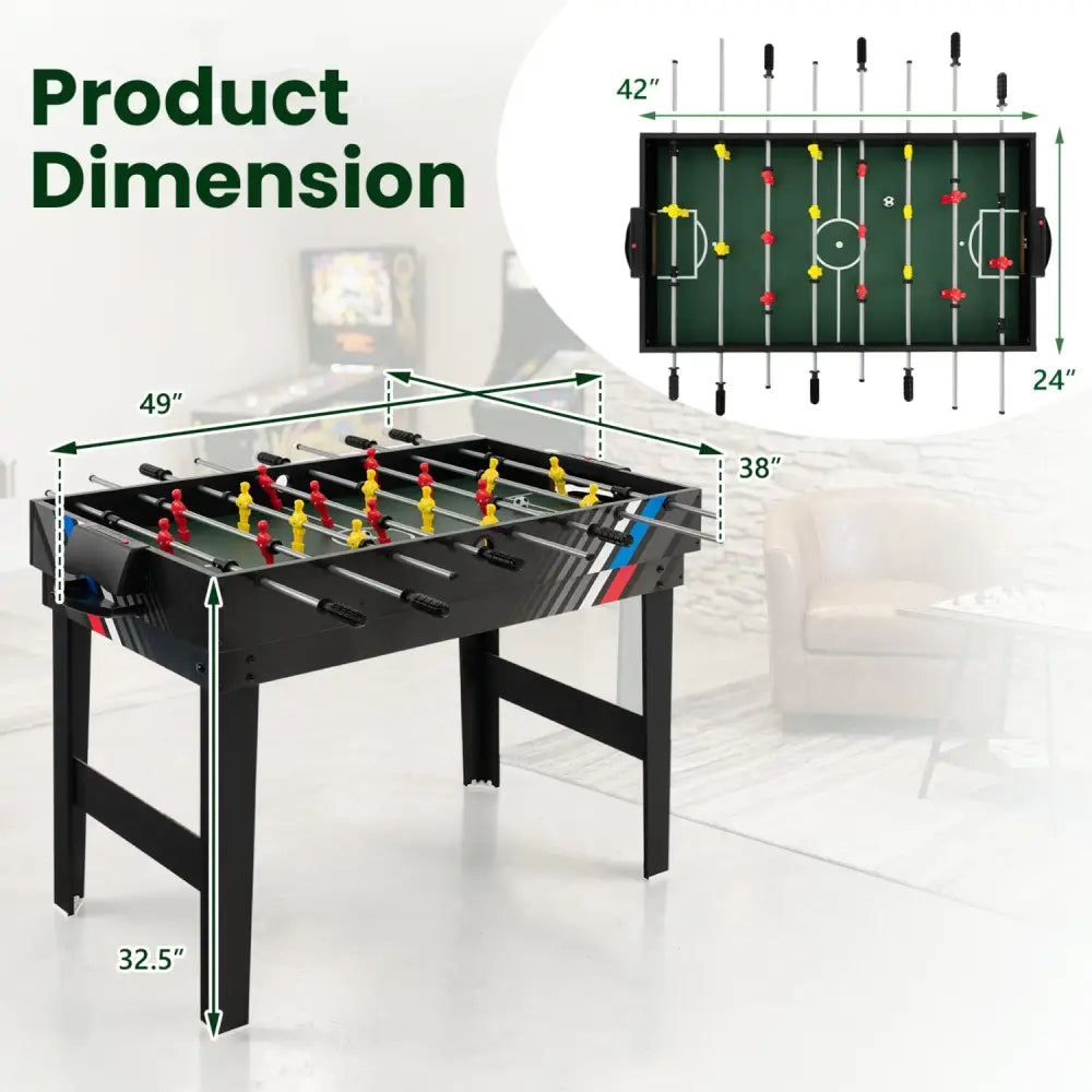 4-in-1 Multi Game Table with Pool Billiards - Game Room