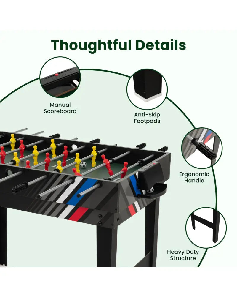 4-in-1 Multi Game Table with Pool Billiards - Game Room