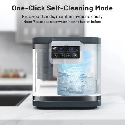 4 L Electric Composter with Lid and LED Display for Kitchen-Black Costway