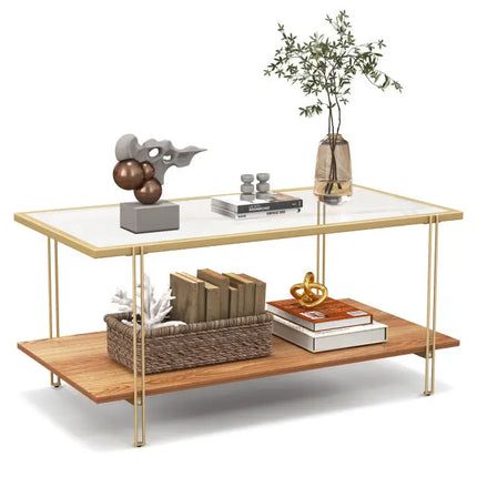 4-Piece Home Furniture Set with 2 Swivel Bar Stools  Kitchen Sideboard  Sectional Sofa & Glass Coffee Table Costway