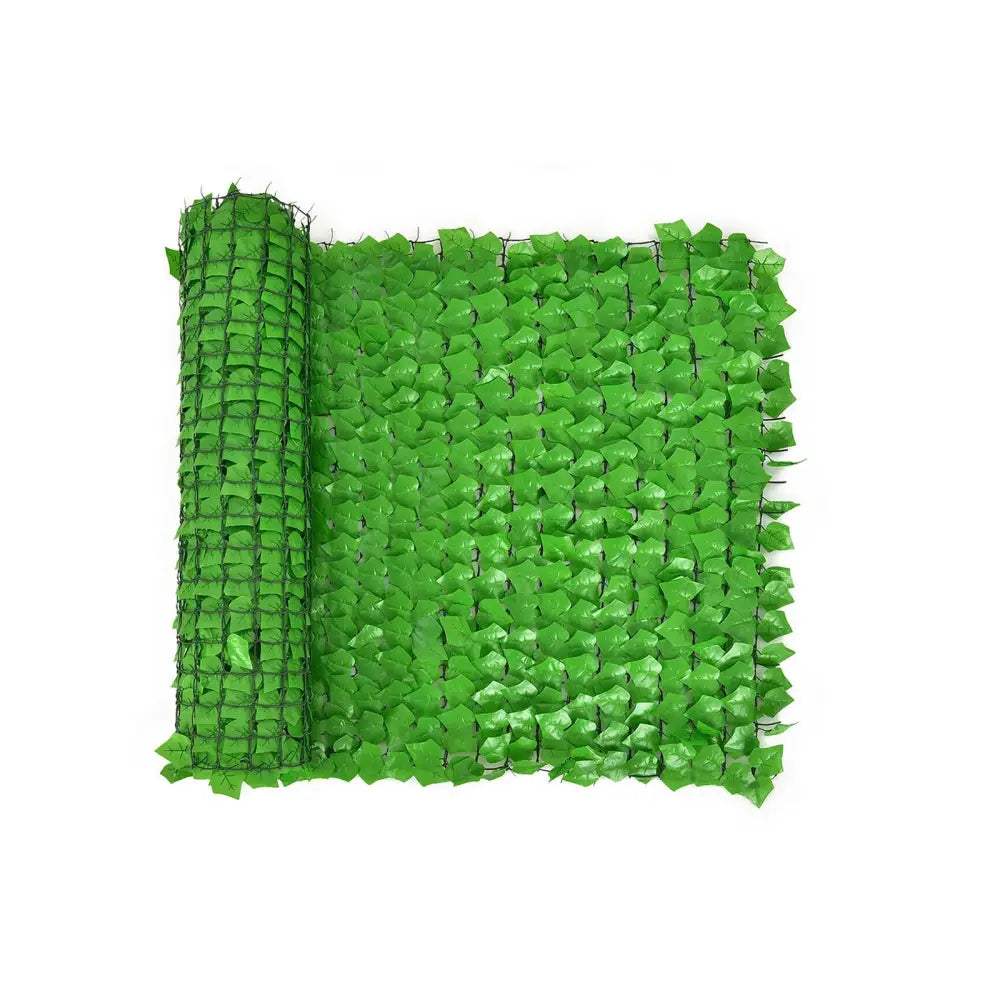 4 Pieces 118 x 39 Inch Artificial Ivy Privacy Fence for Fence and Vine Decor - Light Green - Outdoor Privacy Screens