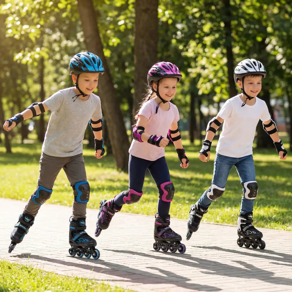 4 Sizes Adjustable Blade Roller with Light-up Wheels for Youth-Purple - Purple - Toy Sports