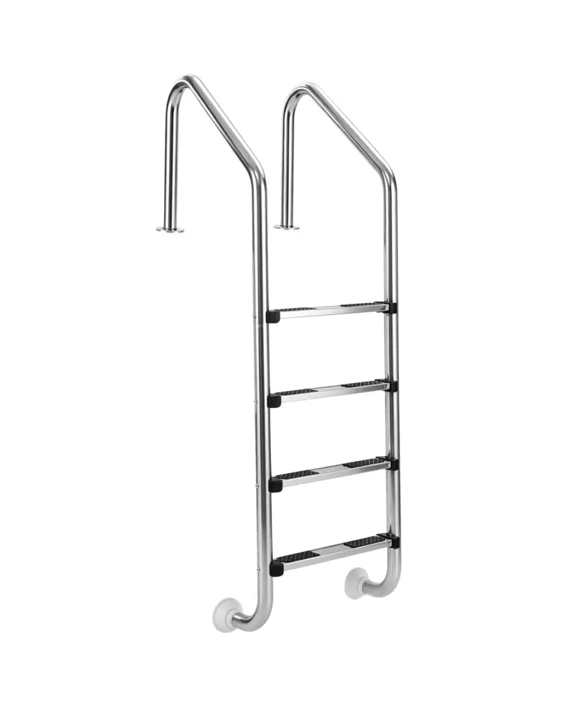 4-Step Inground Pool Ladder Stainless Steel Swimming Pool Ladder - Silver - Swimming Pools