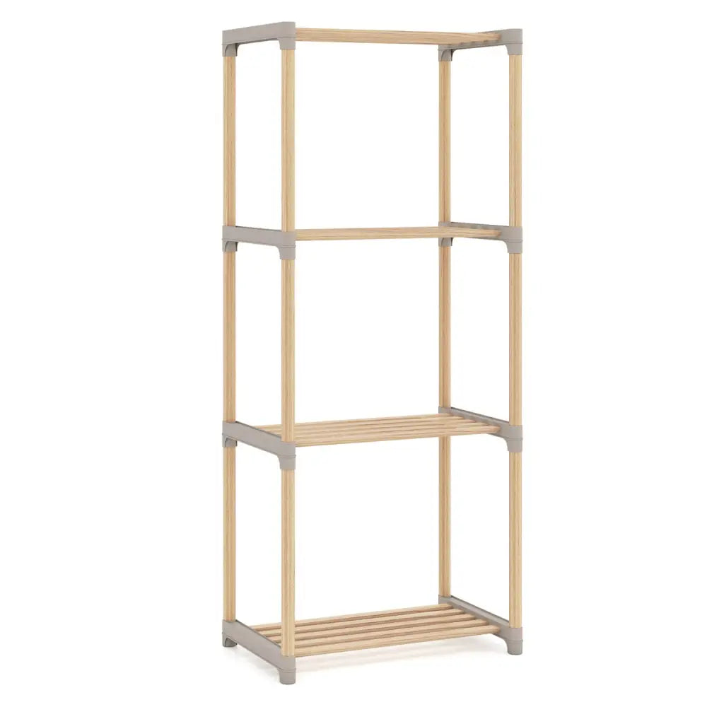 4-Tier Bookshelf with Open Shelves for Home Office and Bathroom-4-Tier - Bookcases