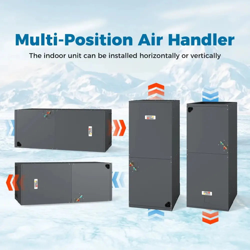 4 to 5 Ton 17-17.5 SEER2 Ultra-Low Temperature€‹ Heat Pump System (Operates down to -20„ƒ) Costway
