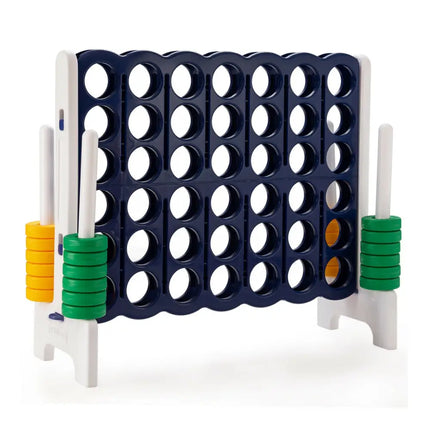 4-to-Score 4 in A Row Giant Game Set for Kids Adults Family Fun - Dark Blue - Lawn Games