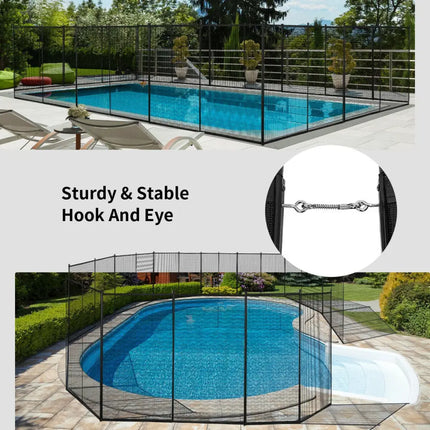 4 x 12 Feet In-ground Swimming Pool Safety Fence - Swimming Pools