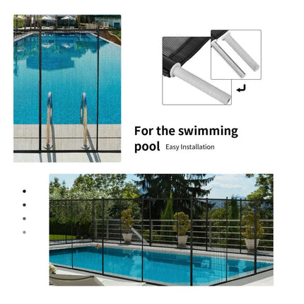 4 x 12 Feet In-ground Swimming Pool Safety Fence - Swimming Pools