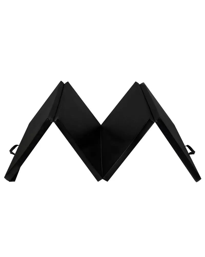 4’ x 8’ x 2 Inch Folding Panel Exercise Gymnastics Mat-Black - Black - Yoga & Gym Mats
