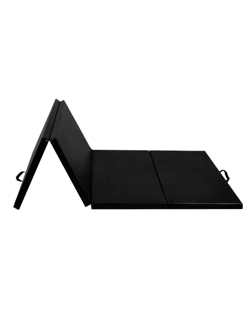 4’ x 8’ x 2 Inch Folding Panel Exercise Gymnastics Mat-Black - Black - Yoga & Gym Mats