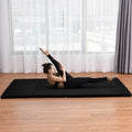 4’ x 8’ x 2 Inch Folding Panel Exercise Gymnastics Mat-Black - Black - Yoga & Gym Mats