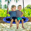 40 Inch Flying Saucer Tree Swing Indoor Outdoor Play Set-Blue - Blue - Swing & Playsets
