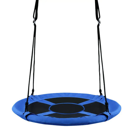 40 Inch Flying Saucer Tree Swing Indoor Outdoor Play Set-Blue - Blue - Swing & Playsets