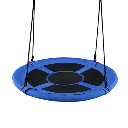 40 Inch Flying Saucer Tree Swing Indoor Outdoor Play Set-Blue - Blue - Swing & Playsets