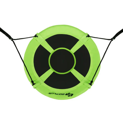40 Inch Flying Saucer Tree Swing Indoor Outdoor Play Set-Green - Green - Swing & Playsets
