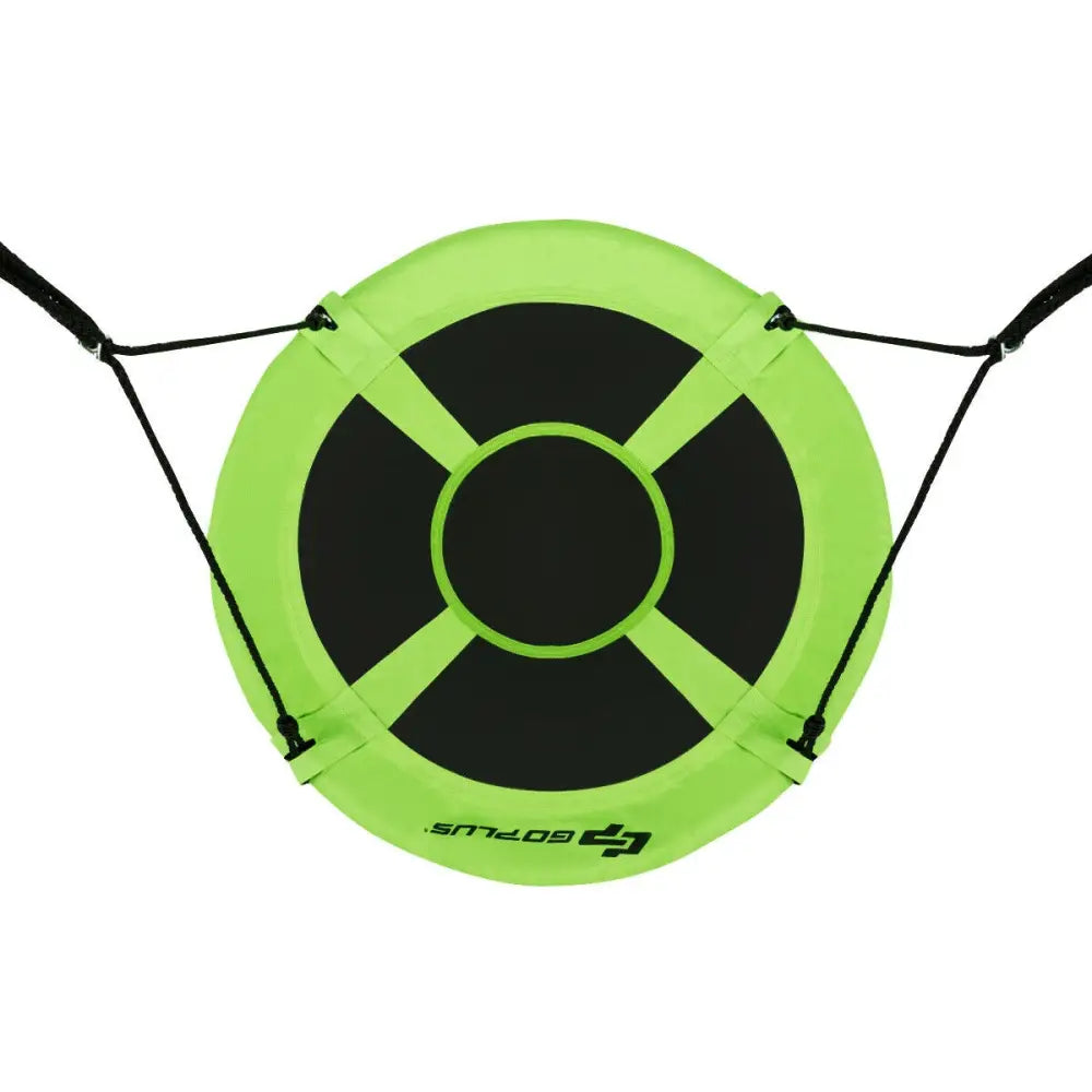 40 Inch Flying Saucer Tree Swing Indoor Outdoor Play Set-Green - Green - Swing & Playsets