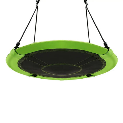 40 Inch Flying Saucer Tree Swing Indoor Outdoor Play Set-Green - Green - Swing & Playsets