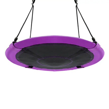 40 Inch Flying Saucer Tree Swing Indoor Outdoor Play Set-Purple - Purple - Swing & Playsets