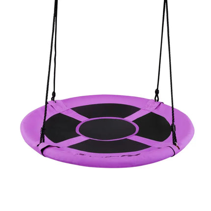 40 Inch Flying Saucer Tree Swing Indoor Outdoor Play Set-Purple - Purple - Swing & Playsets