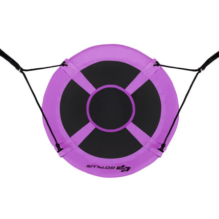 40 Inch Flying Saucer Tree Swing Indoor Outdoor Play Set-Purple - Purple - Swing & Playsets