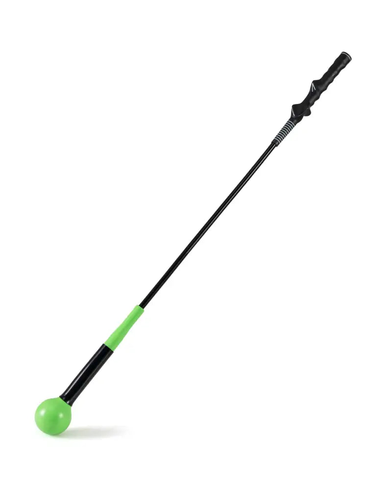 40 Inch Golf Swing Trainer Aid with Weighted Head for Grip Rhythm Balance-Green - Green - Golf