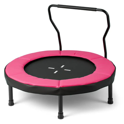 40 Inch Trampoline for Kids Indoor Outdoor Fitness Trampoline-Pink - Pink - Trampolines