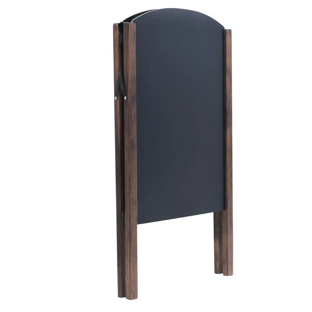 40 Inch Wood A-Frame Sidewalk Wedding Signage Chalkboard - Black - Outdoor Decor