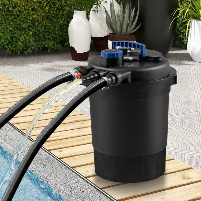 4000 Gallons Pond Pressure Bio Filter with 13W UV Light - Watering & Irrigation