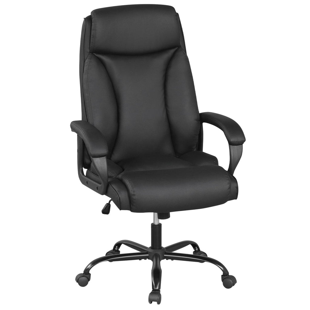 400 Pounds Big and Tall Adjustable High Back Leather Office Chair