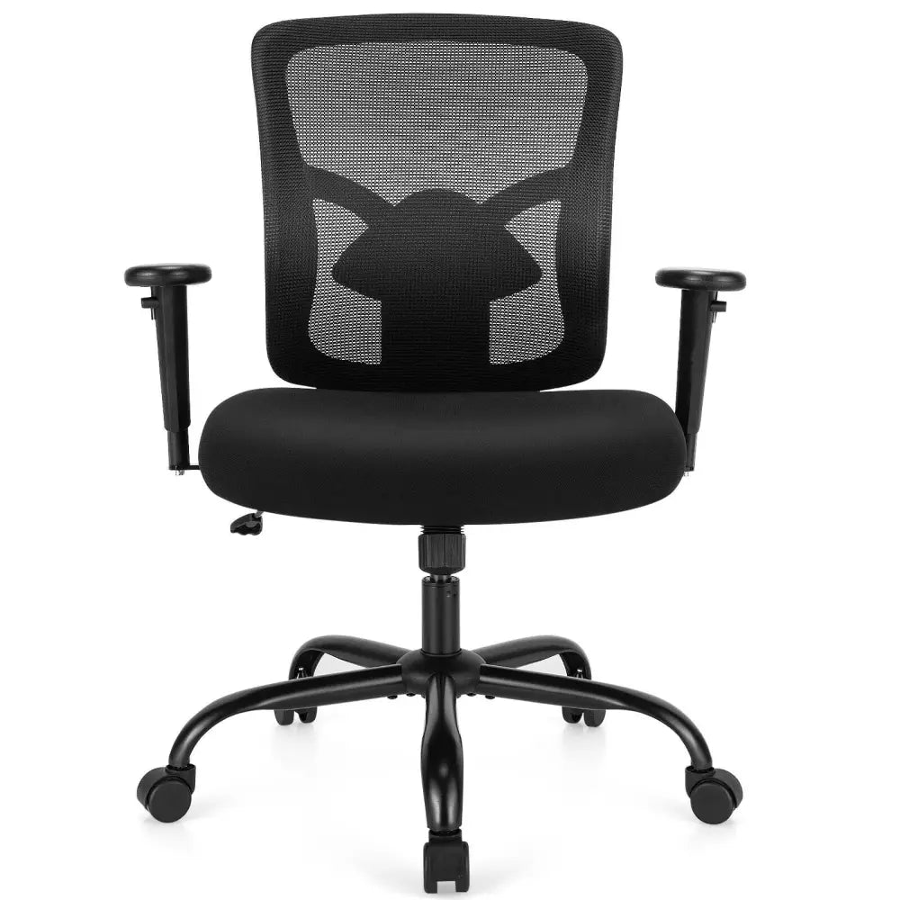 400LBS Mesh Big and Tall Office Chair Swivel Task Chair Costway