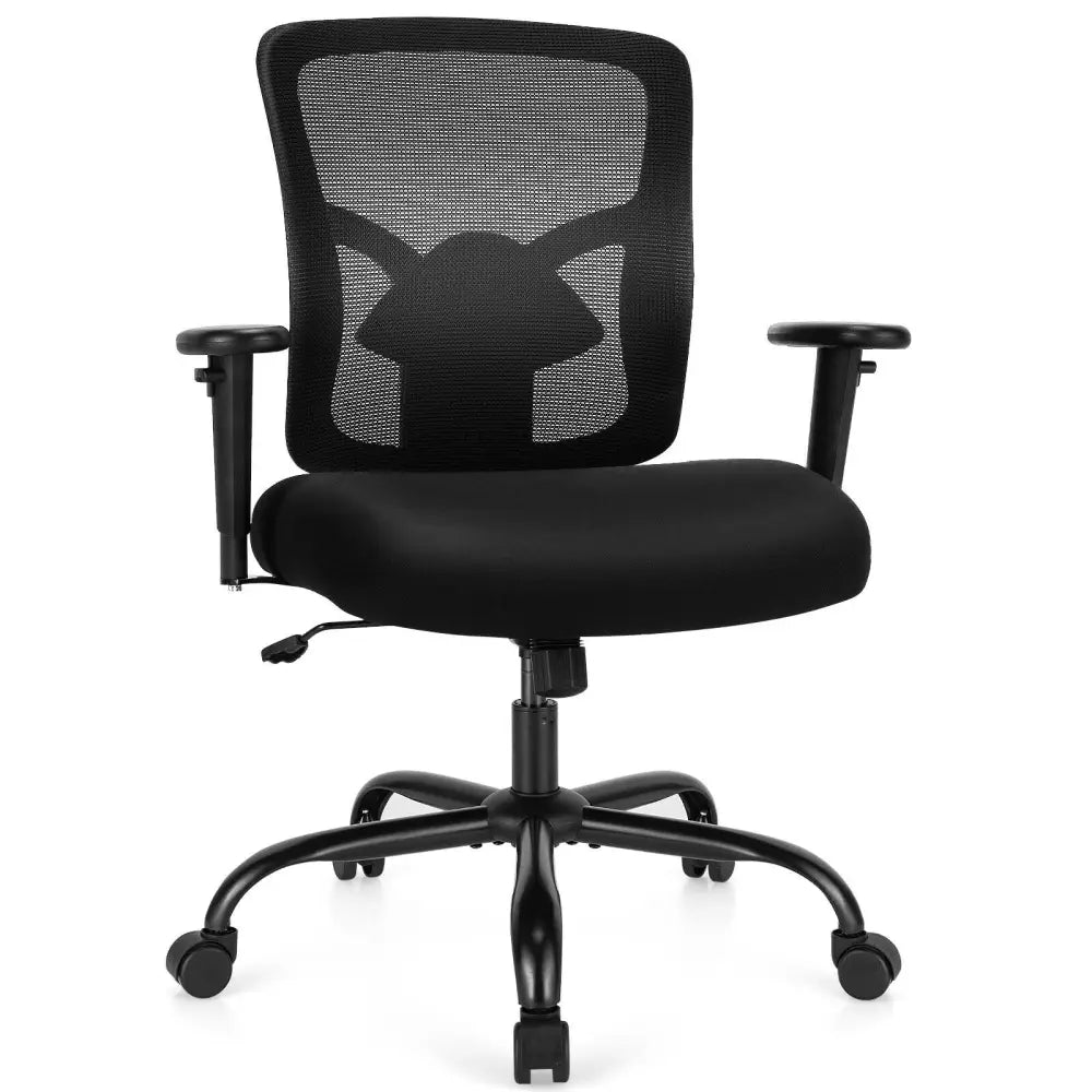 400LBS Mesh Big and Tall Office Chair Swivel Task Chair Costway