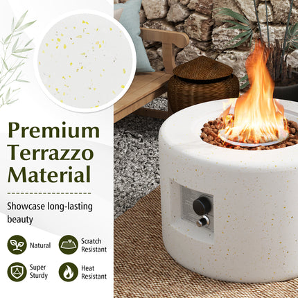 40 000 BTU Fire Pit Table Set with Hideaway Tank Holder