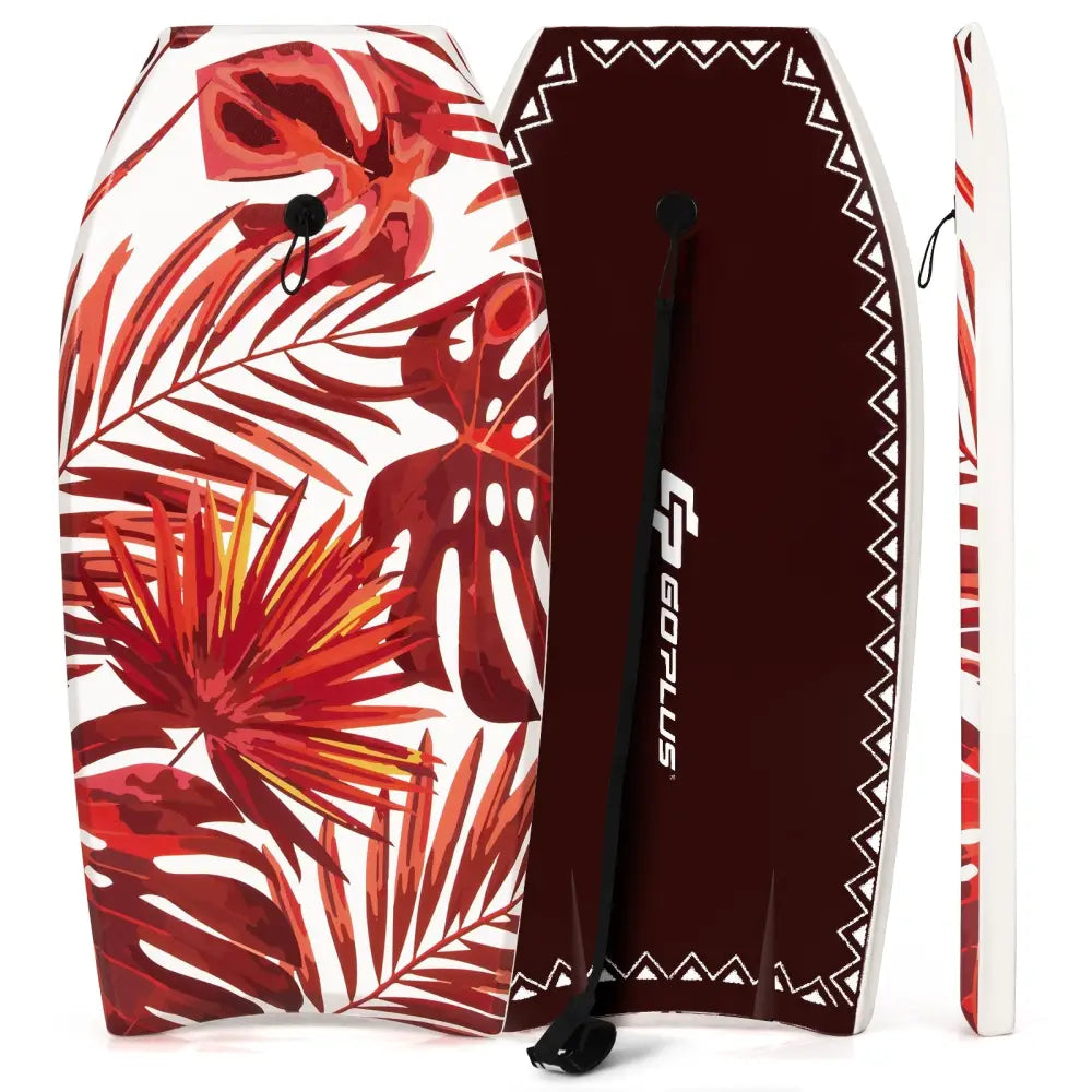 41 Inch Lightweight Surfboard With Fin EPS Core for Kids and Adults-L - Red - Surfing